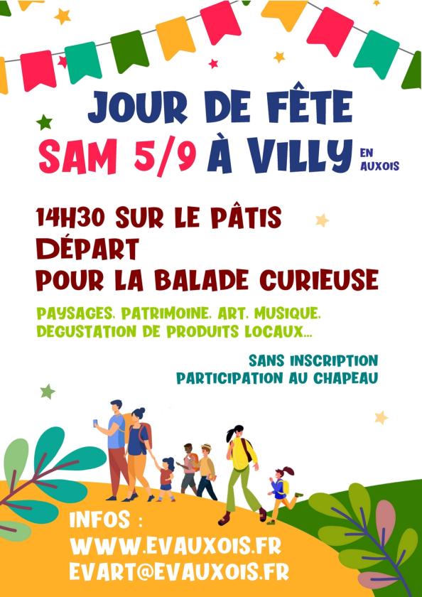 sortie à VILLY EN AUXOIS, Côte d'Or. LA BALADE CURIEUSE Sortir à VILLY EN AUXOIS(Côte d'Or). VILLY EN AUXOIS.