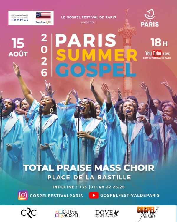 sortie à PARIS, Paris. PARIS SUMMER GOSPEL Sortir à PARIS(Paris). PARIS.