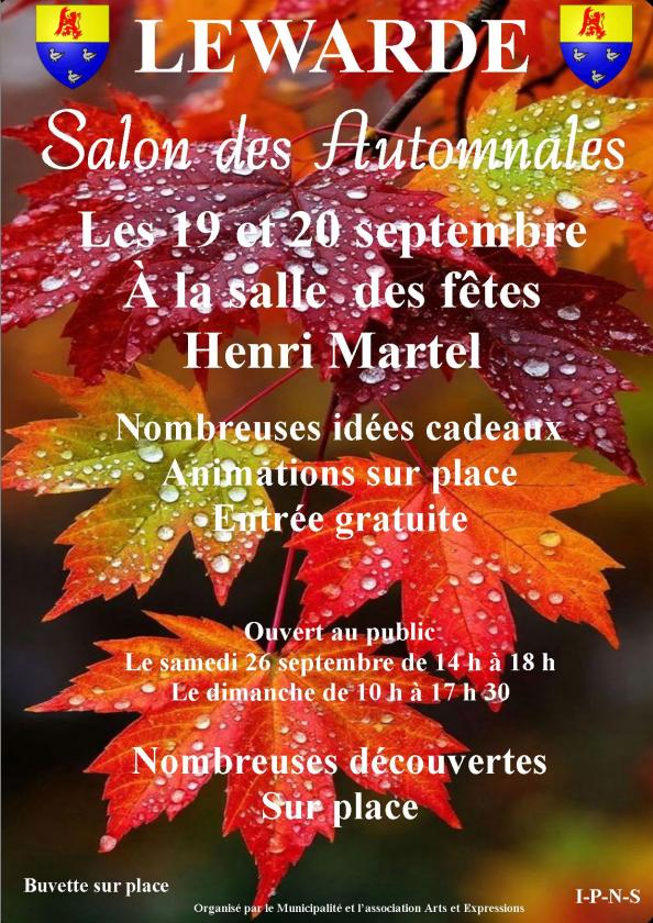 sortie à LEWARDE, Nord. LES AUTOMNALES DE LEWARDE Sortir à LEWARDE(Nord). LEWARDE.