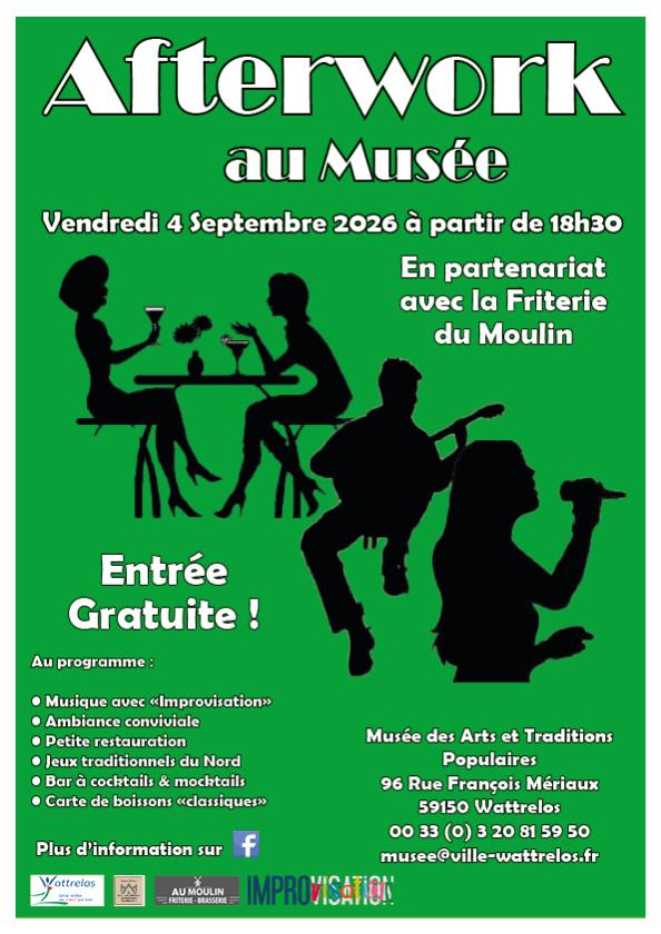 sortie à WATTRELOS, Nord. "2ÈME "AFTERWORK" DU MUSÉE!" Sortir à WATTRELOS(Nord). WATTRELOS.