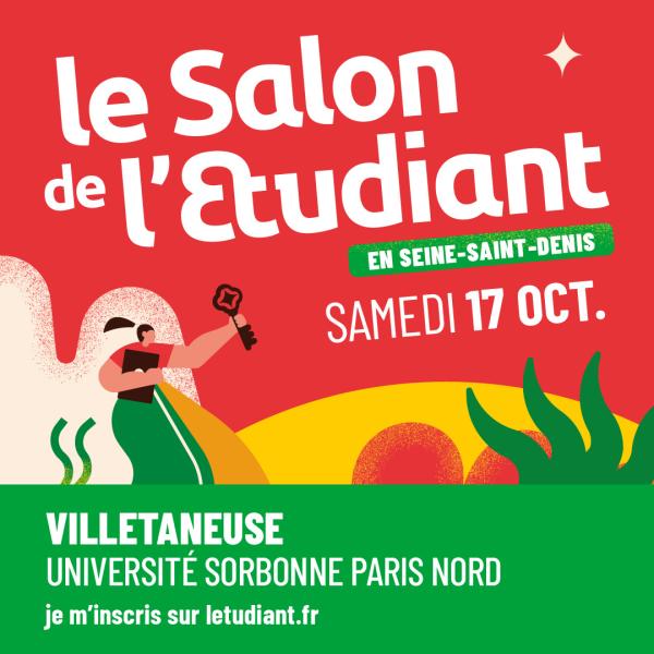 sortie à VILLETANEUSE, Seine Saint Denis. LE SALON DE L’ETUDIANT EN SEINE-SAINT-DENIS À VILL Sortir à VILLETANEUSE(Seine Saint Denis). VILLETANEUSE.