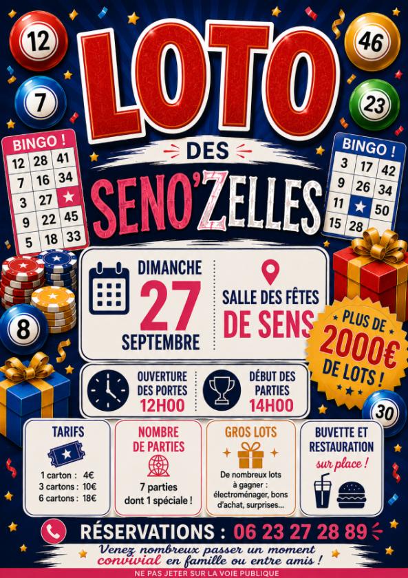 sortie à SENS, Yonne. LOTOT DES SENO'ZELLES Sortir à SENS(Yonne). SENS.