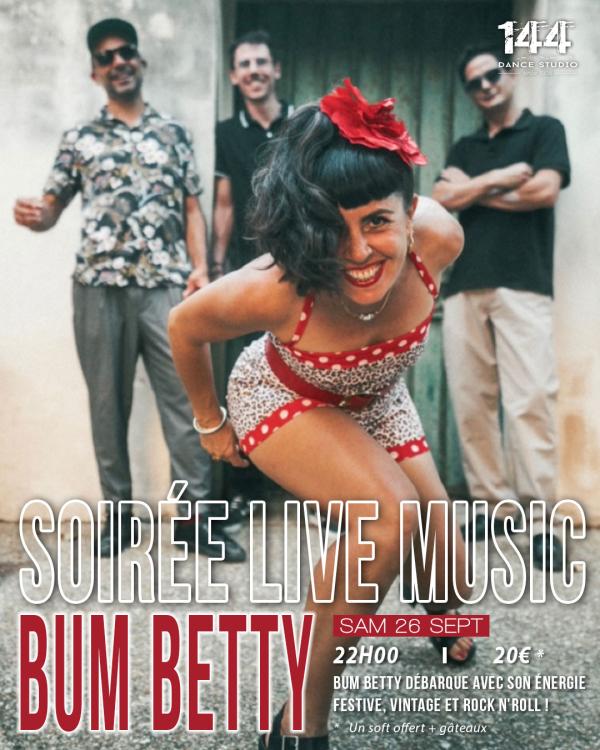 sortie à TOULOUSE, Haute Garonne. SOIRÉE DANSANTE MUSIC LIVE AVEC BUM BETTY Sortir à TOULOUSE(Haute Garonne). TOULOUSE.