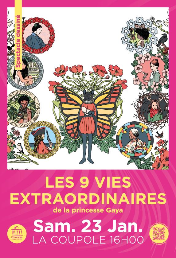 sortie à ST LOUBES, Gironde. 9 VIES EXTRAORDINAIRES DE LA PRINCESSE GAYA Sortir à ST LOUBES(Gironde). ST LOUBES.