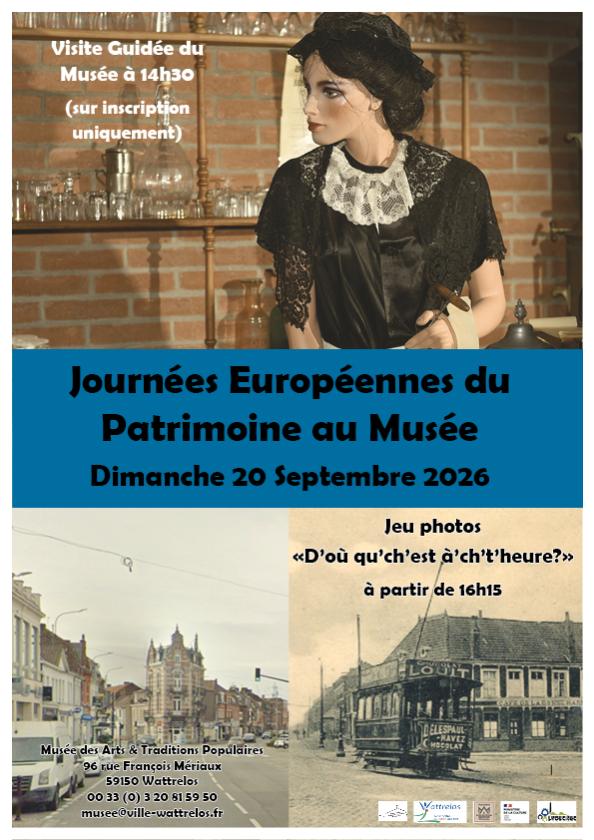 sortie à WATTRELOS, Nord. JOURNÉES EUROPÉENNES DU PATRIMOINE Sortir à WATTRELOS(Nord). WATTRELOS.