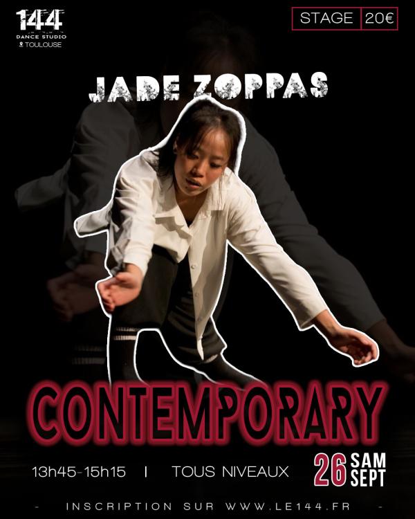sortie à TOULOUSE, Haute Garonne. STAGE DE CONTEMPORARY AVEC JADE ZOPPAS Sortir à TOULOUSE(Haute Garonne). TOULOUSE.
