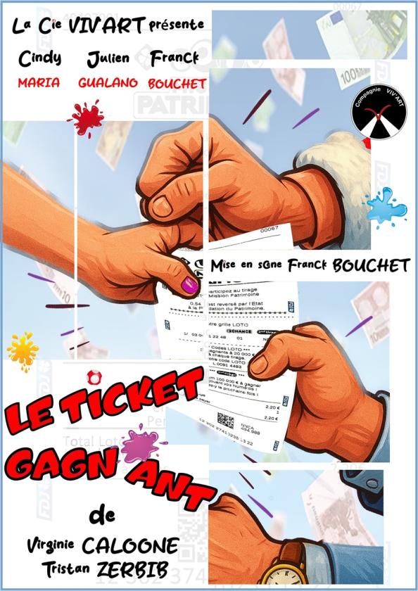 sortie à REMOULINS, Gard. COMÉDIE THÉÂTRE : LE TICKET GAGNANT Sortir à REMOULINS(Gard). REMOULINS.