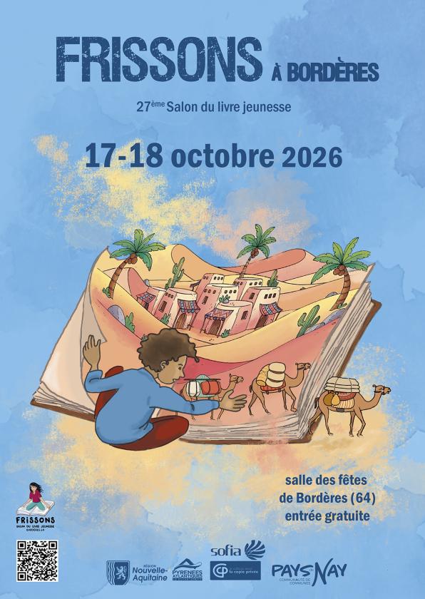 sortie à BORDERES, Pyrénées Atlantiques. SALON DU LIVRE JEUNESSE FRISSONS A BORDÈRES Sortir à BORDERES(Pyrénées Atlantiques). BORDERES.