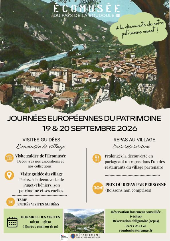 sortie à PUGET THENIERS, Alpes Maritimes. JOURNÉES EUROPÉENNES DU PATRIMOINE Sortir à PUGET THENIERS(Alpes Maritimes). PUGET THENIERS.