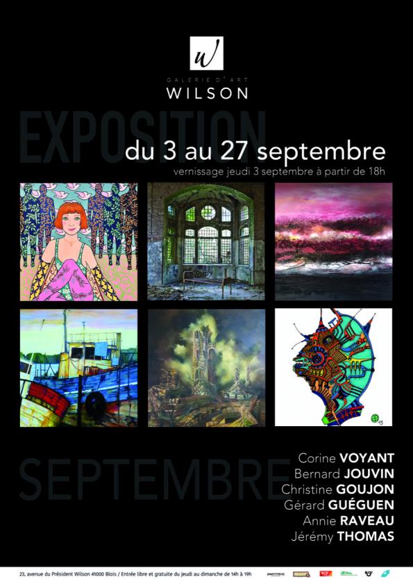 sortie à BLOIS, Loir et Cher. SEPTEMBRE À LA GALERIE D’ART WILSON, BLOIS Sortir à BLOIS(Loir et Cher). BLOIS.