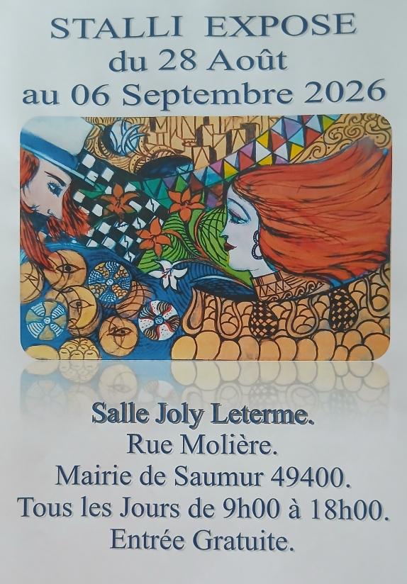 sortie à SAUMUR, Maine et Loire. EXPOSITION DE PEINTURES Sortir à SAUMUR(Maine et Loire). SAUMUR.