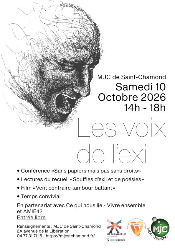 sortie à ST CHAMOND, Loire. LES VOIX DE L'ÉXIL Sortir à ST CHAMOND(Loire). ST CHAMOND.