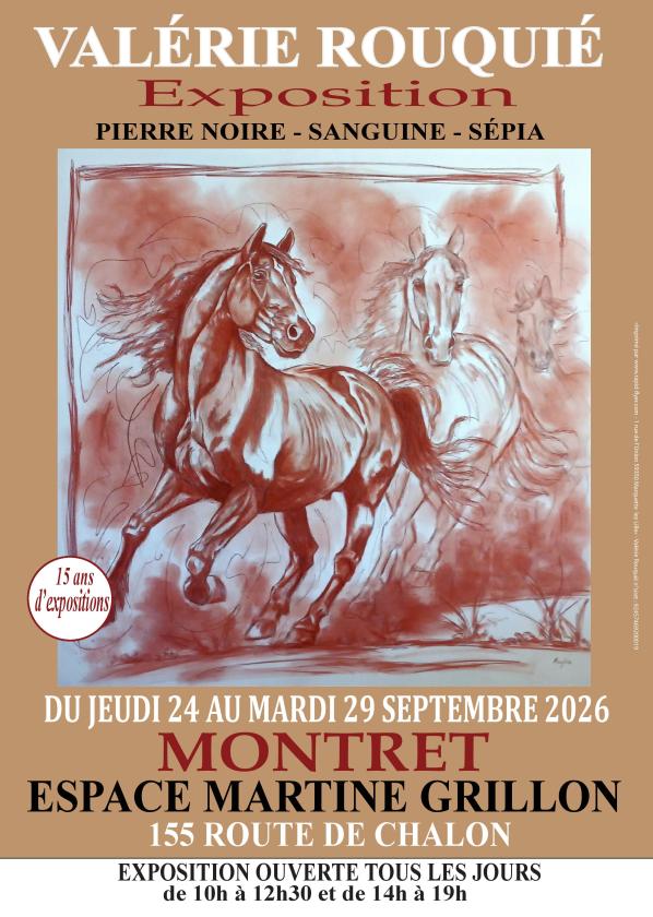 sortie à MONTRET, Saône et Loire. EXPOSITION DE DESSINS - VALÉRIE ROUQUIÉ Sortir à MONTRET(Saône et Loire). MONTRET.