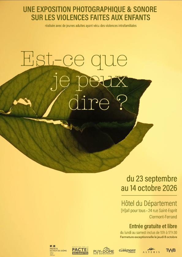 sortie à CLERMONT FERRAND, Puy de Dôme. EXPOSITION PHOTOGRAPHIQUE ET SONORE Sortir à CLERMONT FERRAND(Puy de Dôme). CLERMONT FERRAND.