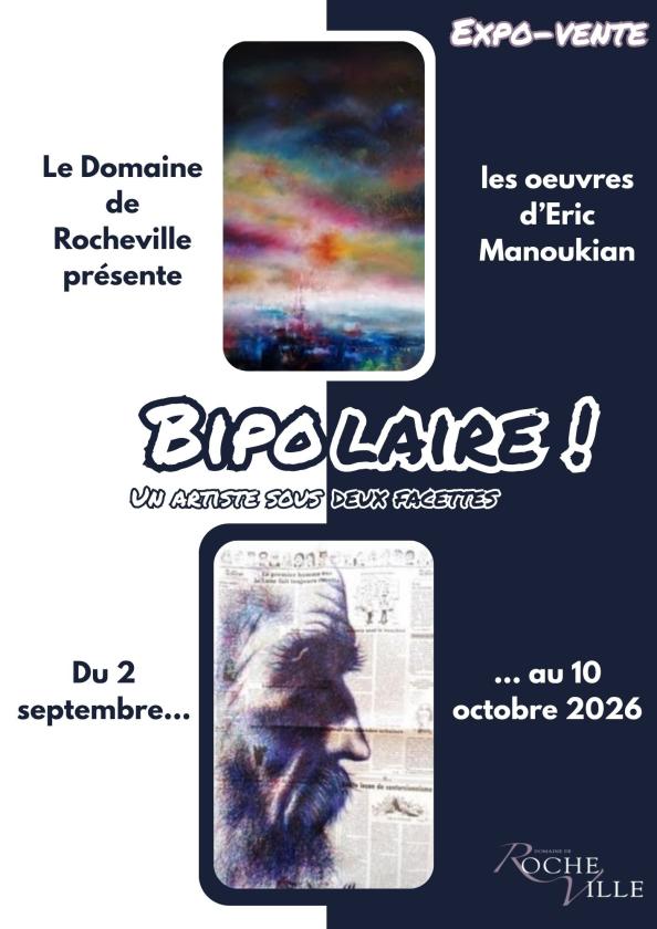 sortie à PARNAY, Maine et Loire. EXPO BIPOLAIRE ! UN ARTISTE SOUS DEUX FACETTES Sortir à PARNAY(Maine et Loire). PARNAY.