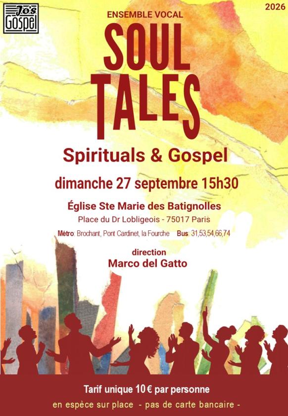 sortie à PARIS 17, Paris. GRAND CONCERT GOSPEL DE LA RENTRÉE Sortir à PARIS 17(Paris). PARIS 17.