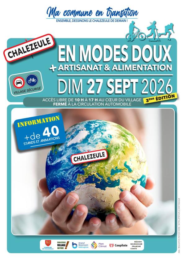 sortie à CHALEZEULE, Doubs. CHALEZEULE EN MODES DOUX 3IÈME ÉDITION Sortir à CHALEZEULE(Doubs). CHALEZEULE.