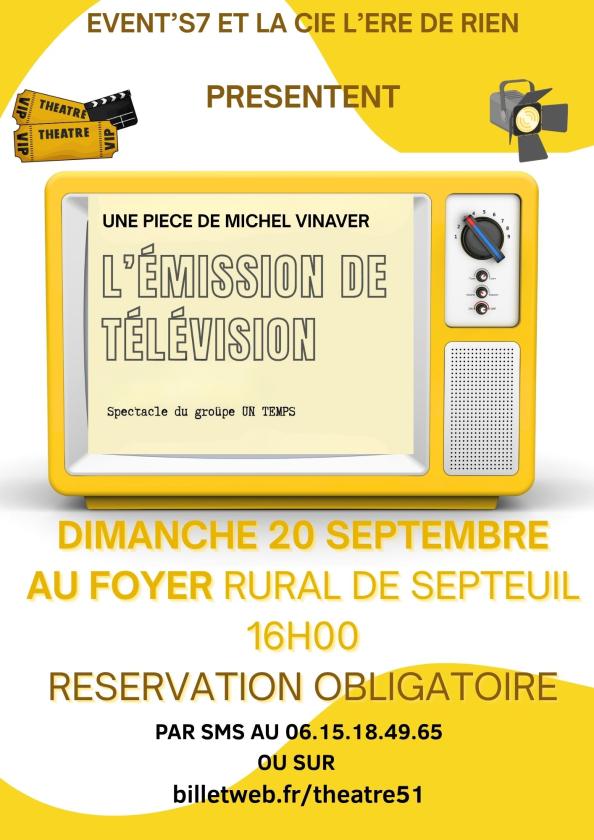 sortie à SEPTEUIL, Yvelines. L'ÉMISSION DE TÉLÉVISION Sortir à SEPTEUIL(Yvelines). SEPTEUIL.