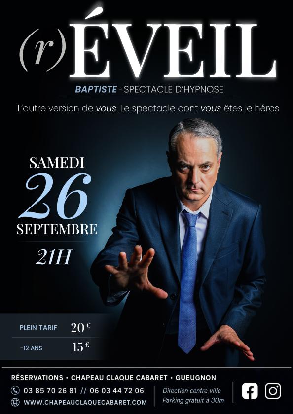 sortie à GUEUGNON, Saône et Loire. (R)ÉVEIL - SPECTACLE D'HYPNOSE Sortir à GUEUGNON(Saône et Loire). GUEUGNON.