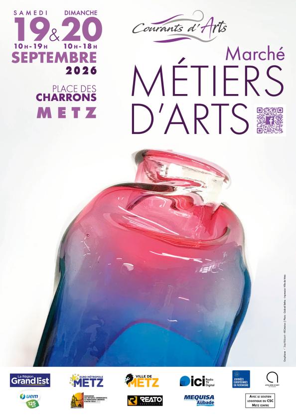 sortie à METZ, Moselle. MARCHÉ DES MÉTIERS D'ARTS 2026 Sortir à METZ(Moselle). METZ.