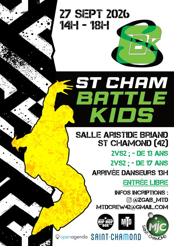 sortie à ST CHAMOND, Loire. ST CHAM BATTLE KIDS Sortir à ST CHAMOND(Loire). ST CHAMOND.