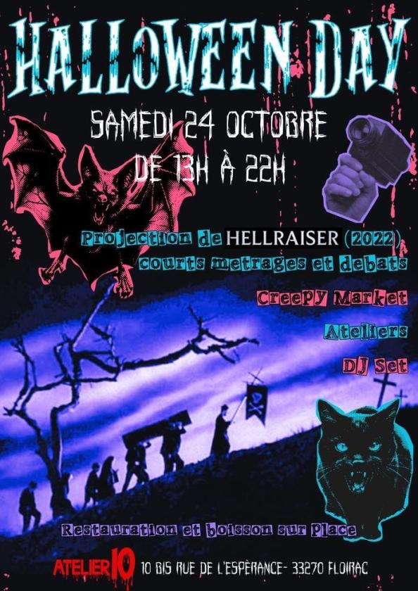 sortie à FLOIRAC, Gironde. ATELIER 10: HALLOWEEN DAY Sortir à FLOIRAC(Gironde). FLOIRAC.