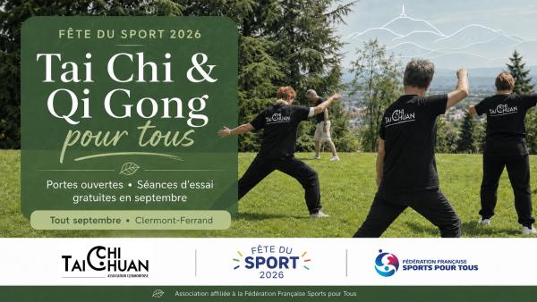 sortie à CLERMONT FERRAND, Puy de Dôme. INITIATIONS GRATUITES TAI CHI QI QI GONG CLERMONT Sortir à CLERMONT FERRAND(Puy de Dôme). CLERMONT FERRAND.