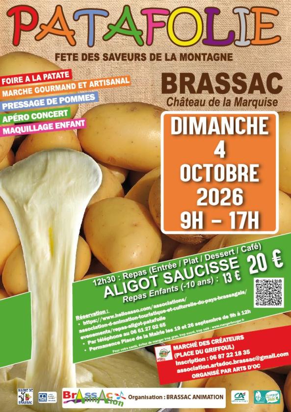 sortie à BRASSAC, Tarn. PATAFOLIE Sortir à BRASSAC(Tarn). BRASSAC.