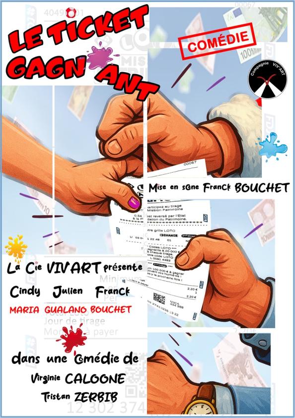 sortie à ANNECY, Haute Savoie. COMÉDIE THÉÂTRE : LE TICKET GAGNANT Sortir à ANNECY(Haute Savoie). ANNECY.