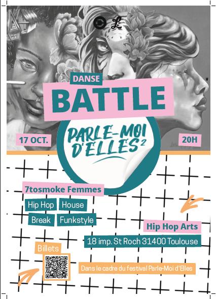 sortie à TOULOUSE, Haute Garonne. BATTLE PARLE MOI D’ELLES Sortir à TOULOUSE(Haute Garonne). TOULOUSE.