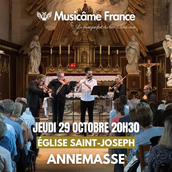 sortie à ANNEMASSE, Haute Savoie. CONCERT À ANNEMASSE : BACH, VIVALDI, SCHUBERT Sortir à ANNEMASSE(Haute Savoie). ANNEMASSE.