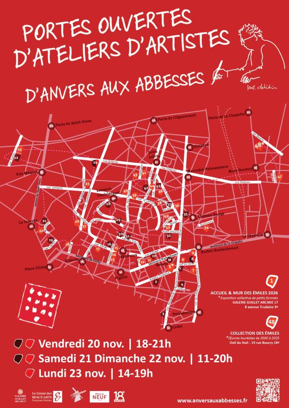 sortie à PARIS, Paris. PORTES OUVERTES DES ATELIERS D'ANVERS AUX ABBESSES Sortir à PARIS(Paris). PARIS.