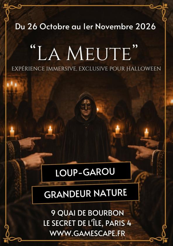 sortie à PARIS 04, Paris. HALLOWEEN : LOUP-GAROU GRANDEUR NATURE Sortir à PARIS 04(Paris). PARIS 04.