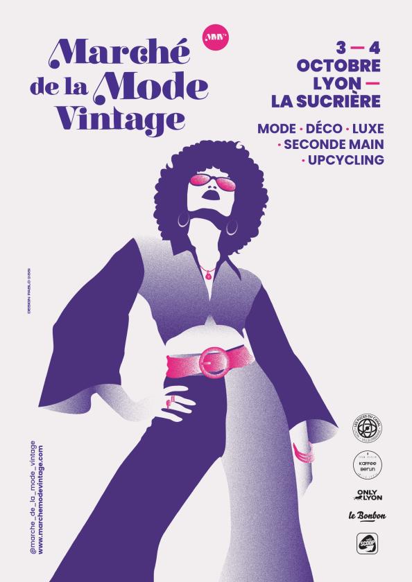 sortie à LYON, Rhône. 31E ÉDITION – LE MARCHÉ DE LA MODE VINTAGE Sortir à LYON(Rhône). LYON.