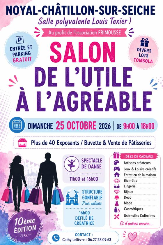 sortie à NOYAL CHATILLON SUR SEICHE, Ille et Vilaine. SALON DE L'UTILE À L'AGRÉABLE Sortir à NOYAL CHATILLON SUR SEICHE(Ille et Vilaine). NOYAL CHATILLON SUR SEICHE.