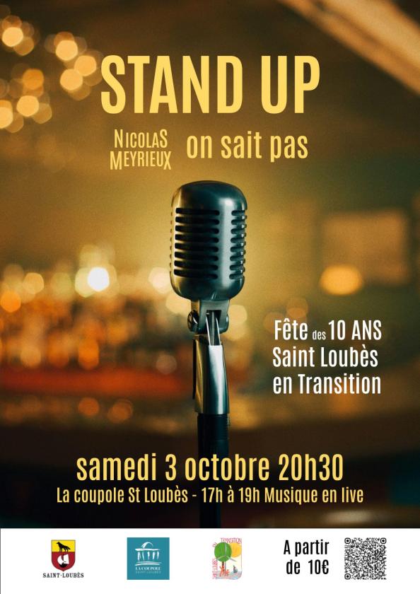 sortie à ST LOUBES, Gironde. STAND UP Sortir à ST LOUBES(Gironde). ST LOUBES.