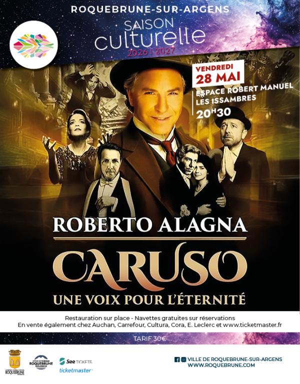 sortie à ROQUEBRUNE SUR ARGENS, Var. CONCERT ROBERTO ALAGNA Sortir à ROQUEBRUNE SUR ARGENS(Var). ROQUEBRUNE SUR ARGENS.