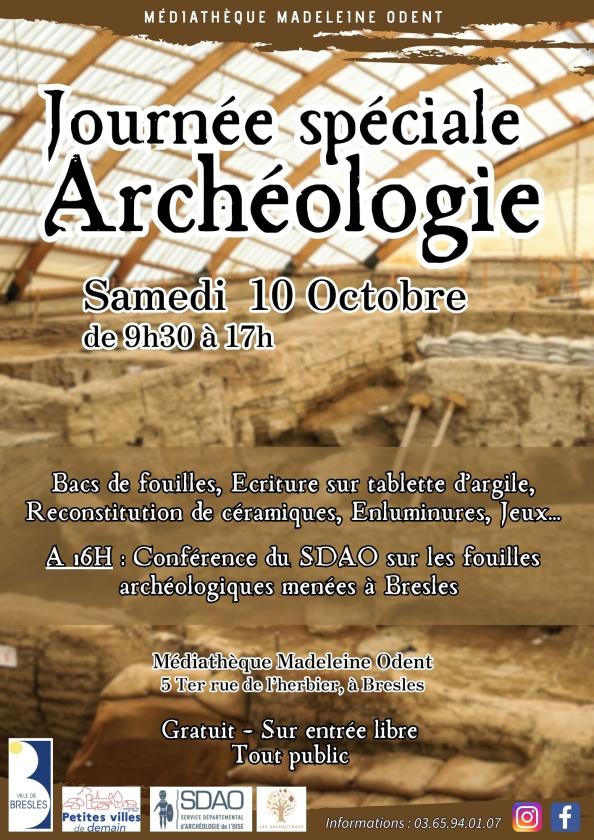 sortie à BRESLES, Oise. JOURNÉE SPÉCIALE ARCHÉOLOGIE Sortir à BRESLES(Oise). BRESLES.