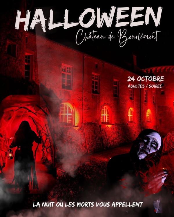 sortie à FREBECOURT, Vosges. HALLOWEEN AU CHÂTEAU DE BOURLÉMONT Sortir à FREBECOURT(Vosges). FREBECOURT.