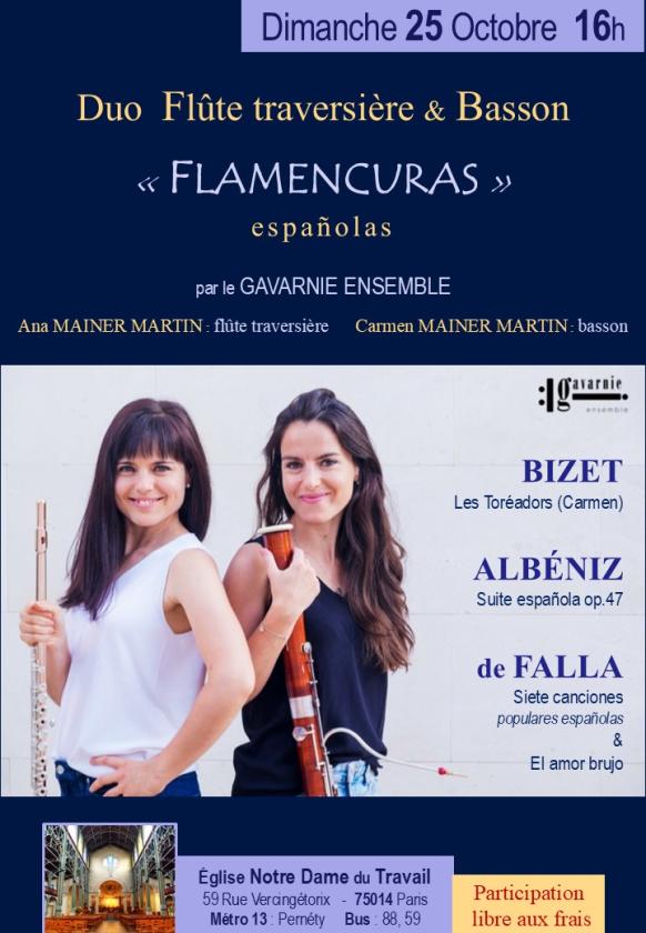 sortie à PARIS 14, Paris. MUSIQUE ESPAGNOLE. « FLAMENCURAS » Sortir à PARIS 14(Paris). PARIS 14.