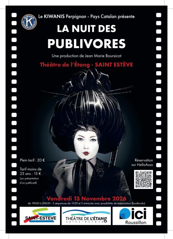 sortie à ST ESTEVE, Pyrénées Orientales. LA NUIT DES PUBLIVORES Sortir à ST ESTEVE(Pyrénées Orientales). ST ESTEVE.