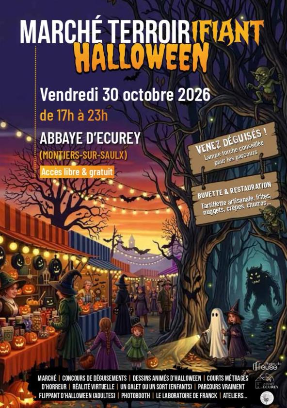 sortie à MONTIERS SUR SAULX, Meuse. MARCHÉ TERROIR FLIPPANT – HALLOWEEN Sortir à MONTIERS SUR SAULX(Meuse). MONTIERS SUR SAULX.