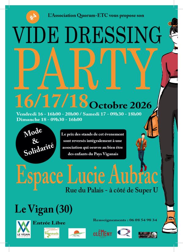 sortie à LE VIGAN, Gard. 4ÉME VIDE DRESSING PARTY Sortir à LE VIGAN(Gard). LE VIGAN.