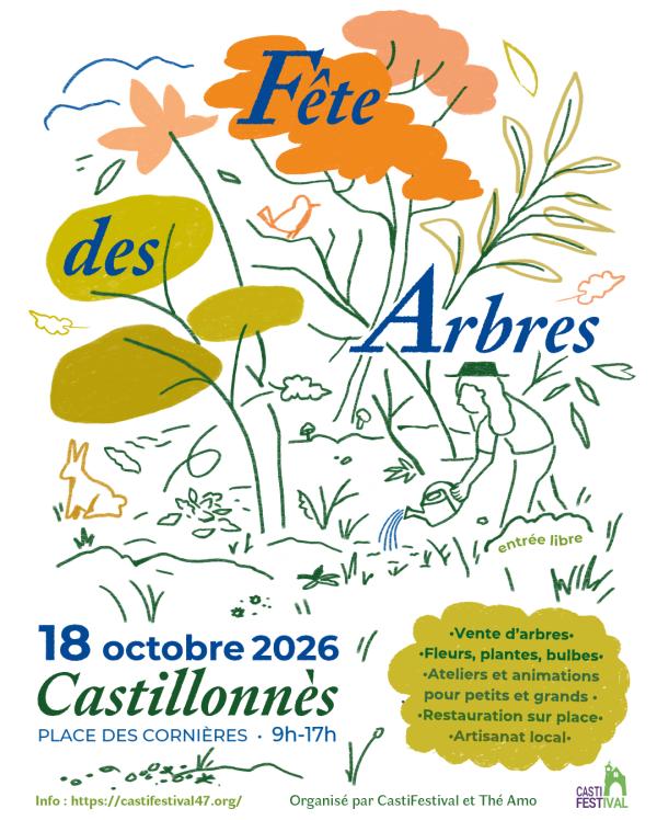 sortie à CASTILLONNES, Lot et Garonne. FETE DES ARBRES 2026 - CASTILLONNES Sortir à CASTILLONNES(Lot et Garonne). CASTILLONNES.