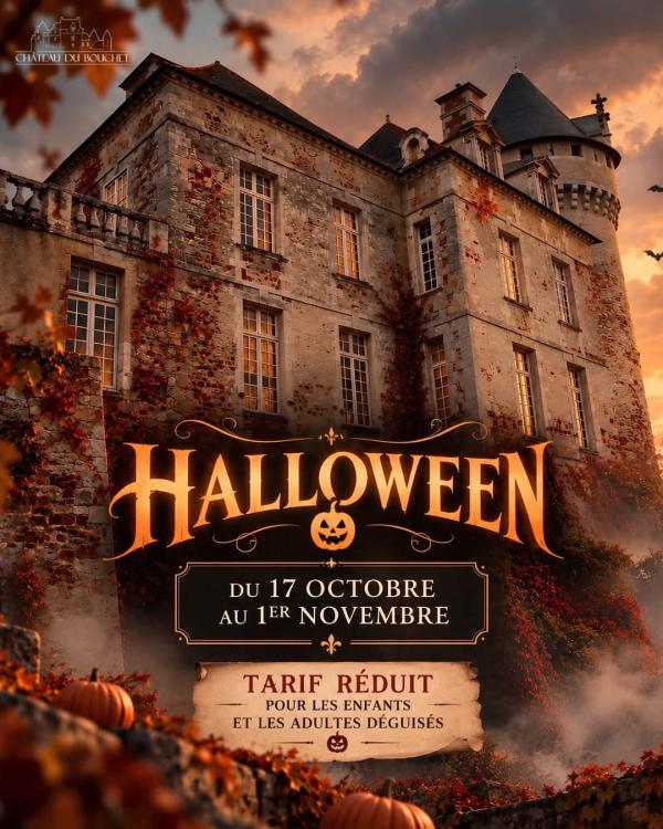 sortie à ROSNAY, Indre. HALLOWEEN AU CHÂTEAU DU BOUCHET Sortir à ROSNAY(Indre). ROSNAY.