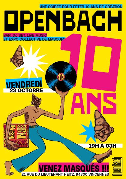 sortie à VINCENNES, Val de Marne. OPENBACH FÊTE SES 10 ANS ! Sortir à VINCENNES(Val de Marne). VINCENNES.