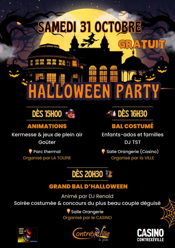 sortie à CONTREXEVILLE, Vosges. HALLOWEEN PARTY Sortir à CONTREXEVILLE(Vosges). CONTREXEVILLE.
