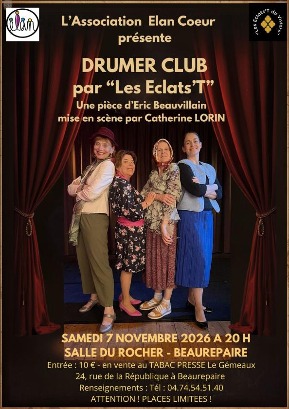 sortie à BEAUREPAIRE, Isère. DRUMER CLUB Sortir à BEAUREPAIRE(Isère). BEAUREPAIRE.