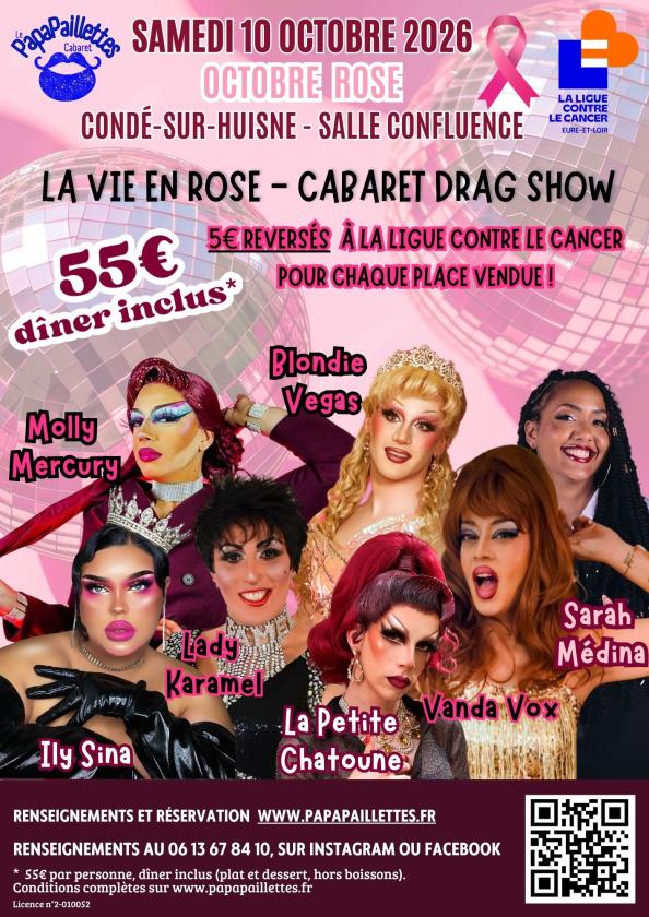 sortie à CONDE SUR HUISNE, Orne. LE PAPAPAILLETTES CABARET - DRAG SHOW Sortir à CONDE SUR HUISNE(Orne). CONDE SUR HUISNE.