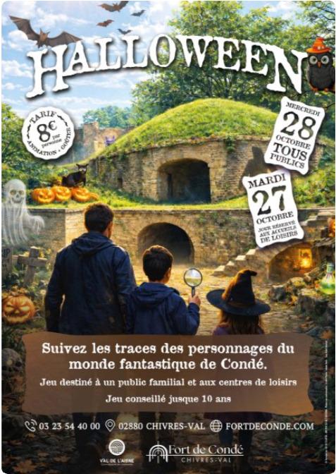 sortie à CHIVRES VAL, Aisne. HALLOWEEN FORT DE CONDÉ Sortir à CHIVRES VAL(Aisne). CHIVRES VAL.